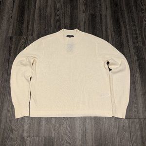 Banana Republic Womens Merino Blend Waffle Sweater